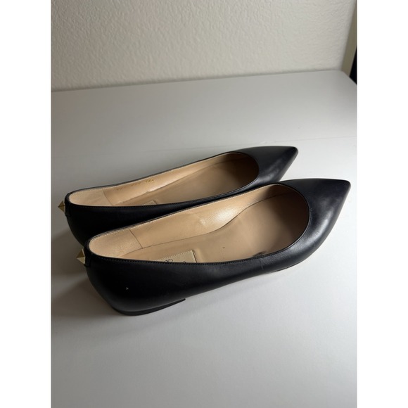 Valentino Garavani Flats Size 36.5 Black Stud On Heel - Picture 6 of 9